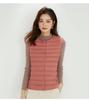Women's Plus Size Collarless Down Vest - Short, Warm Shoulder Cape Jacket for Middle-aged and Young