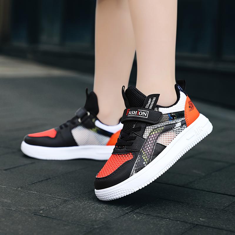 Breathable boys shoes Summer  new children's running shoes Student boys net shoes big children's sports shoes