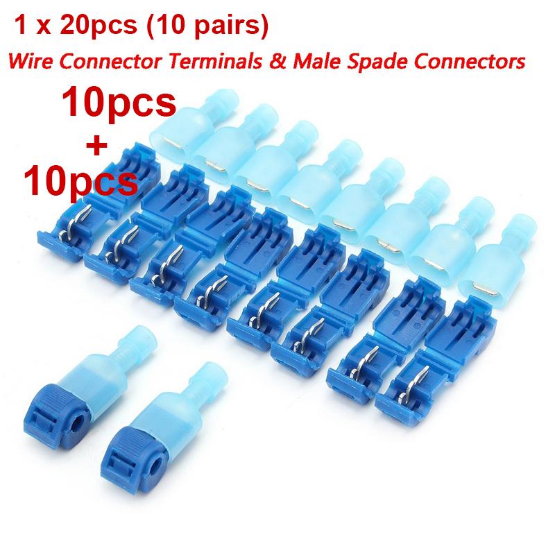 20 40pcs Quick Electrical Cable Connectors Snap Splice Lock Wire Terminals Crimp Buy From 2 On Joom E Commerce Platform