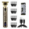 Rechargeable Metal Hair Clipper: Oil Head, Carving, Bald, and Cross-Border Electric Razor.