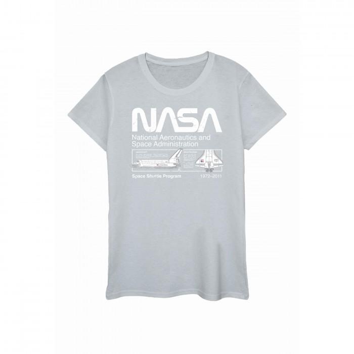 NASA Womens/Ladies Spaceship T-Shirt