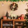 Resin Deer Figurine Decorative Stag Sculpture Animal Ornament for Home Office Living Room Tabletop Shelf Display Art Decor