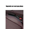 2Pcs Car Seat Gap Filler Organizer PU Waterproof Universal Car Seat Gap Anti-leak Stopper Strip 2Slot Seat Gap Storage Organizer