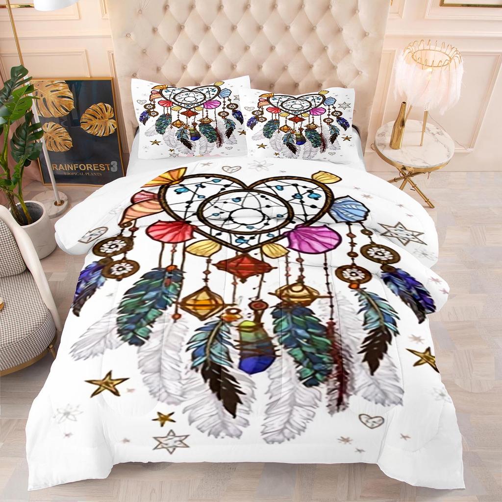 Dream Catcher Bedding Set Luxury Soft Bed Linen For Kids Adults 3D Printed Home Decor Single Double Twin Bohemia Duvet Cover Set