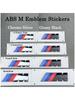 1p BMW M Tri-Color Emblem Badge for 1/3/5/7 Series X1 X3 X5 X6 Waterproof Fender & Trunk 3D Logo Sticker M Sport Car Accessories