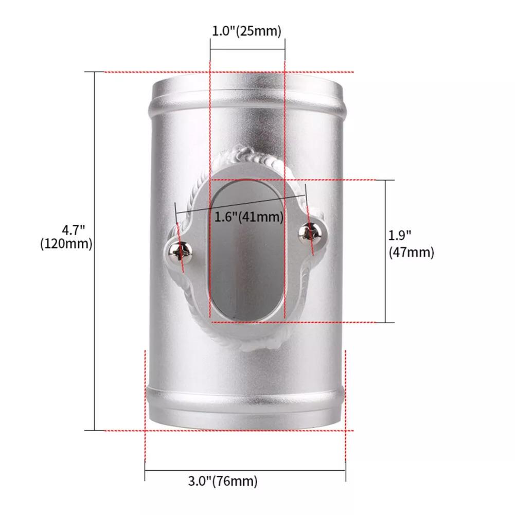 Aluminum Alloy Mass Air Flow Sensor Mount Adapter MAF007 for Chevy For Cruze For Buick Reliable Replacement Solution