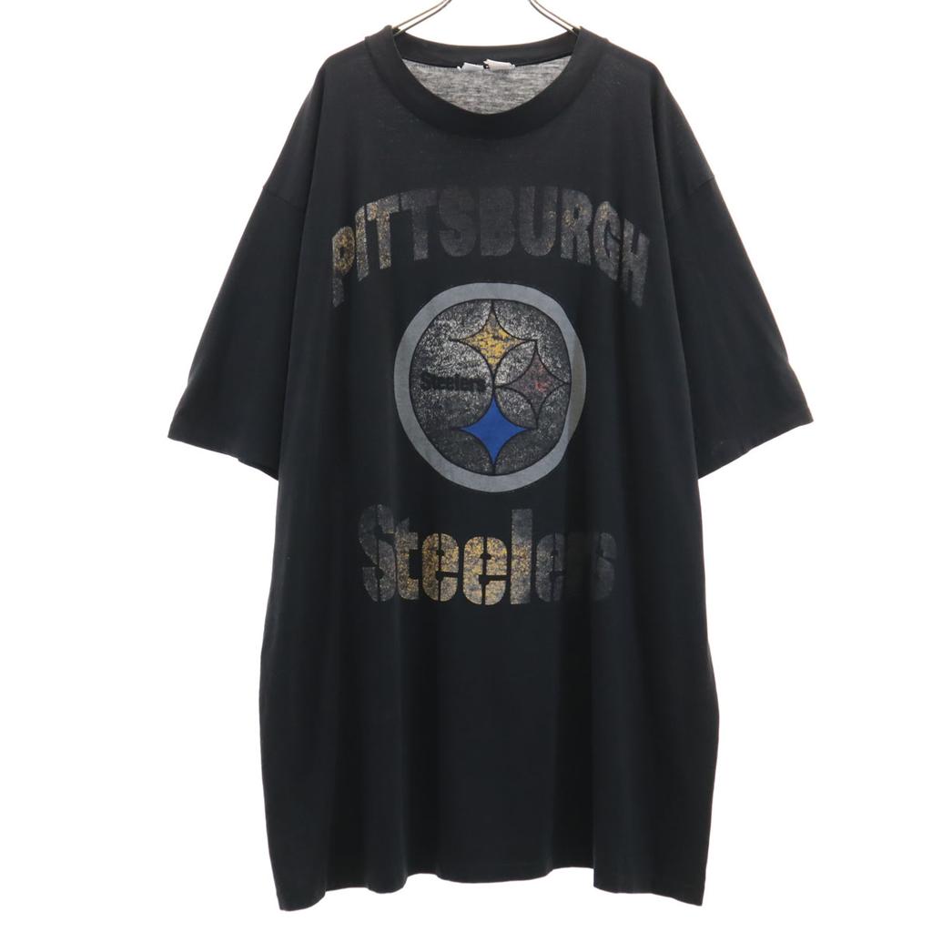 OLD 90s NFL Pittsburgh Steelers Short Sleeve Long T-shirt Single Stitch Men's Used