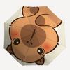 1pc Capybara Automatic Open/Close Umbrella, Portable Folding umbrella for Everyday Use y250826060