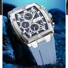 REWARD 832261M Quartz Men's Watch Silicone Strap Sports Waterproof Calendar Chronograph Luminous Watches for Men Reloj Hombre