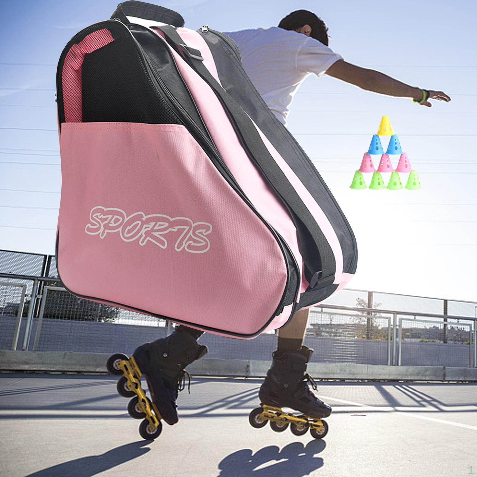 

Сумка для роликів і ковзанів - зручне рішення для зберігання рожевий