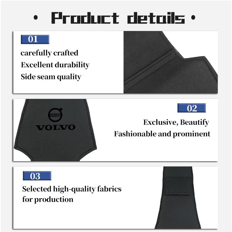 Car Logo Headrest Cover Seat Head Pillow Neck Headrest Stying For Volvo V60 V90 S60 S80 S90 C30 XC40 XC60 XC70 XC90 V40
