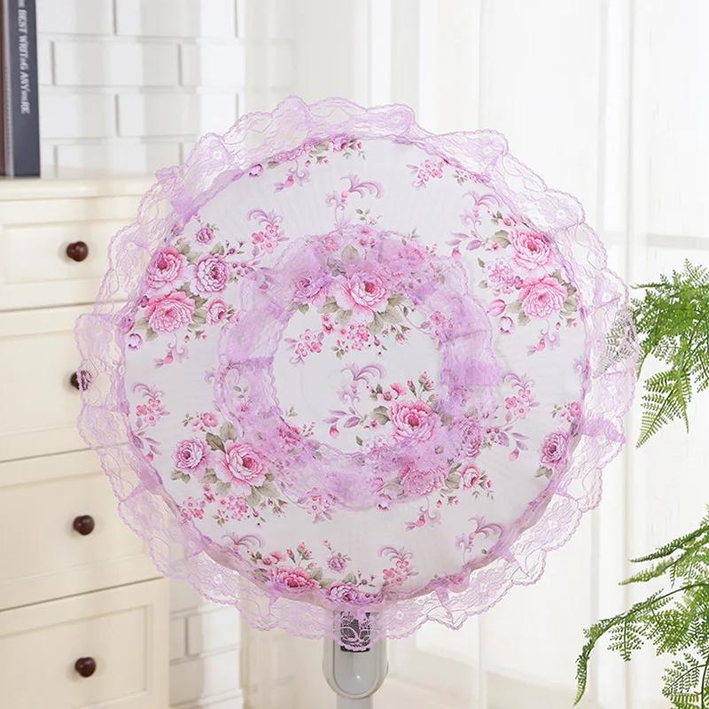 Electric Fan Lace Cover Fan Safety Protective Covers Dustproof Floor-Standing/Desktop Fans Accessories Baby Kid Finger Protector