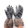 Halloween Animal Gloves, Plush LatexGhostClaw Covers, Escape Room, Haunted House ThemePark Horror Costume Props