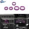 Center Console Air Condition Headlight Switch Knob Trim Ring Cover For Ford F150