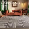 French Retro Living Room Decoration Carpets Thicken Bedside Rugs for Bedroom Large Area Home Non-slip Mat Washable Lounge Rug
