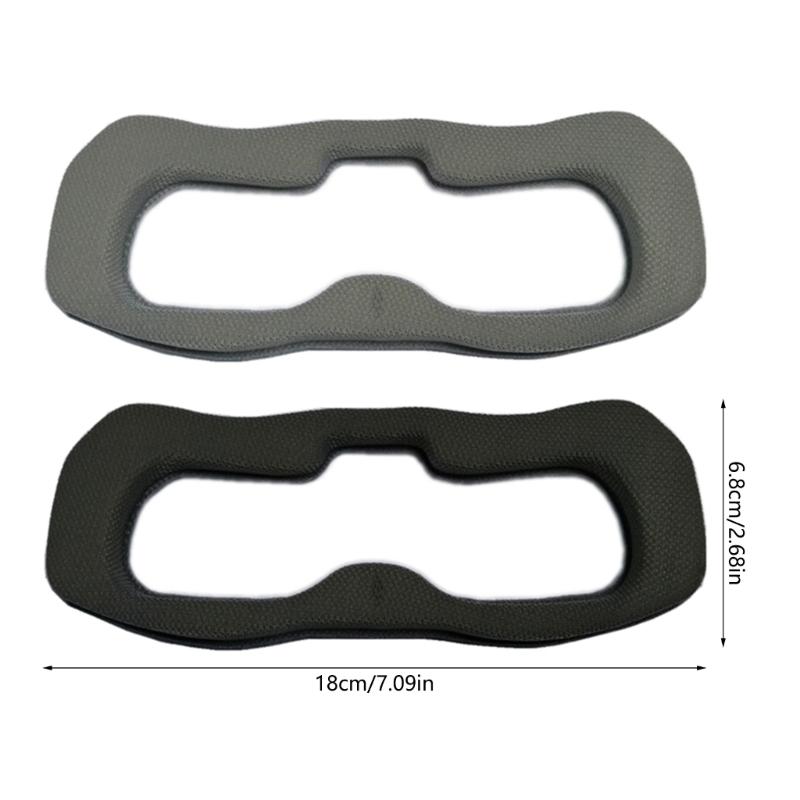 For FPV FatShark HDO3 Goggles Panel Magic Sponge Eye Mask Pad Replacement Faceplates Lycr Fabric Gasket Drone Parts