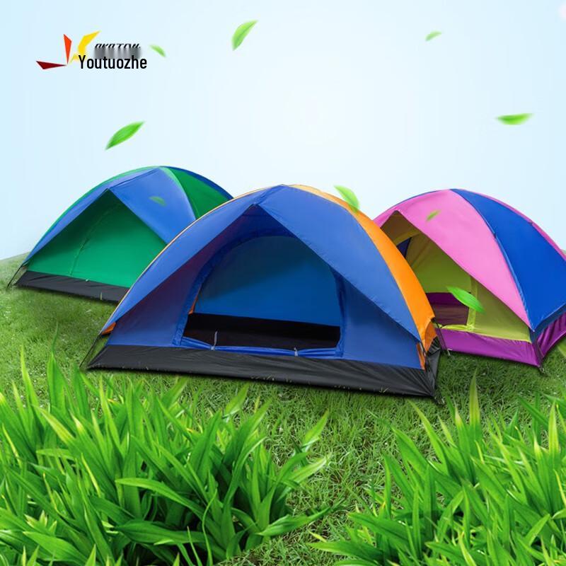 Youtuozhe 3-4 Person Double Layer Camping Tent
