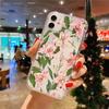 Transparent Pink Lily Flowers Phone Case For IPhone 16 11 12 13 14 15 17 Pro Max 16e 17e Plus Fashion Funda Durable Shell Cover
