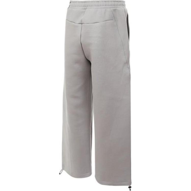 Adidas Fustl P Kn Pnt Brand Logo Comfortable Skin-Friendly Mid-Rise Knitted Sports Pants Men Pants Gray KB4601