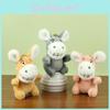 Adorable Plush Donkey Keychain Doll Creative Bag Charm Soft Toy Gift For Kids