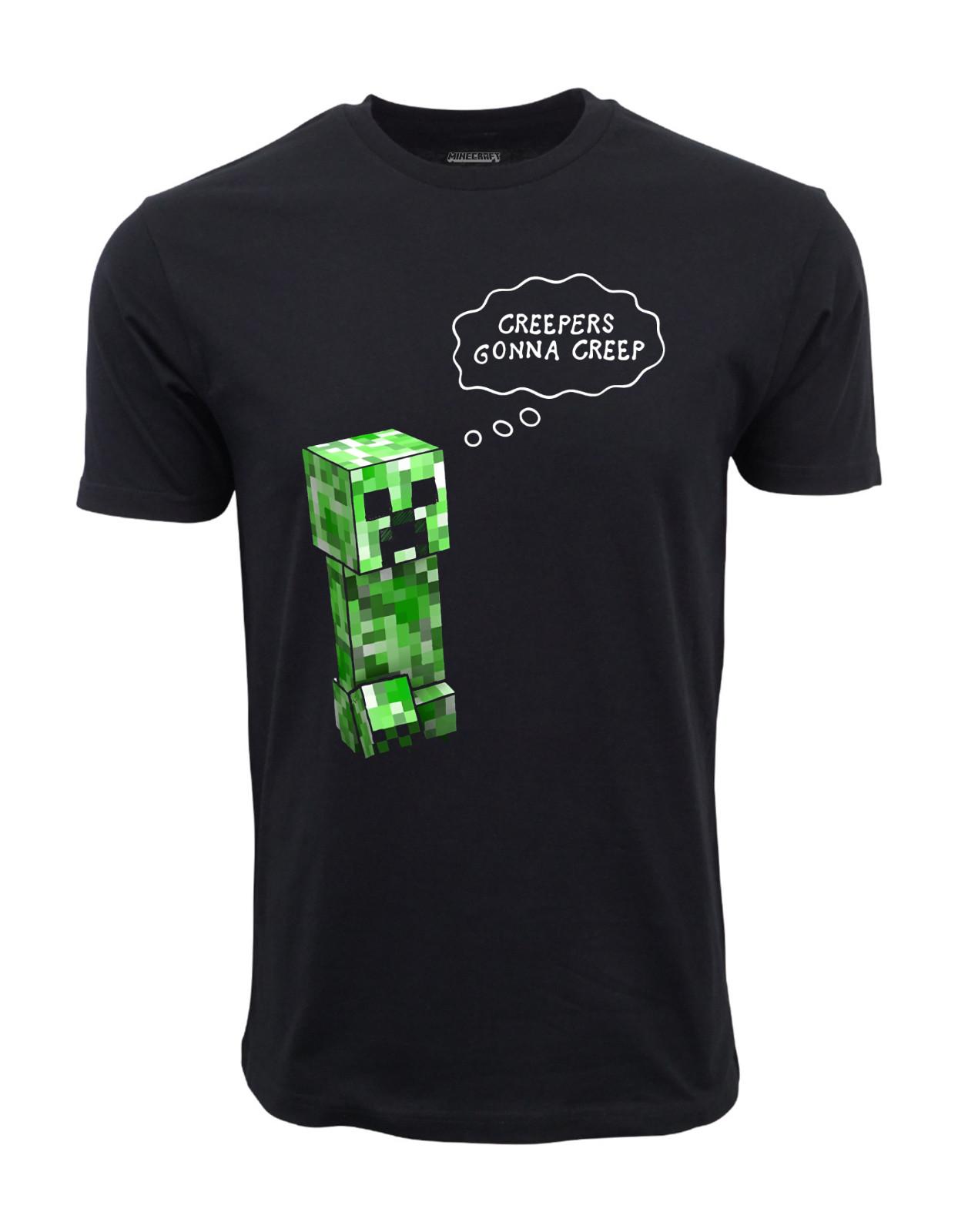 Minecraft Creepers Gonna Creep Graphic T shirt S