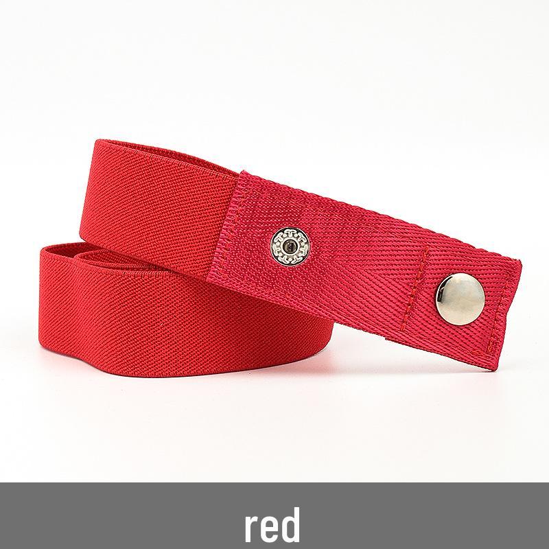 Lazy Unisex Elastic Belt: No-Tie, Seamless, Invisible Canvas Belt for Jeans