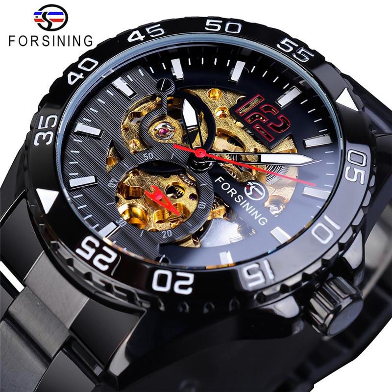 Fashion Forsining Style Men S Atmosphere Casual Hollow Waterproof, Automatic Mechanical Watch