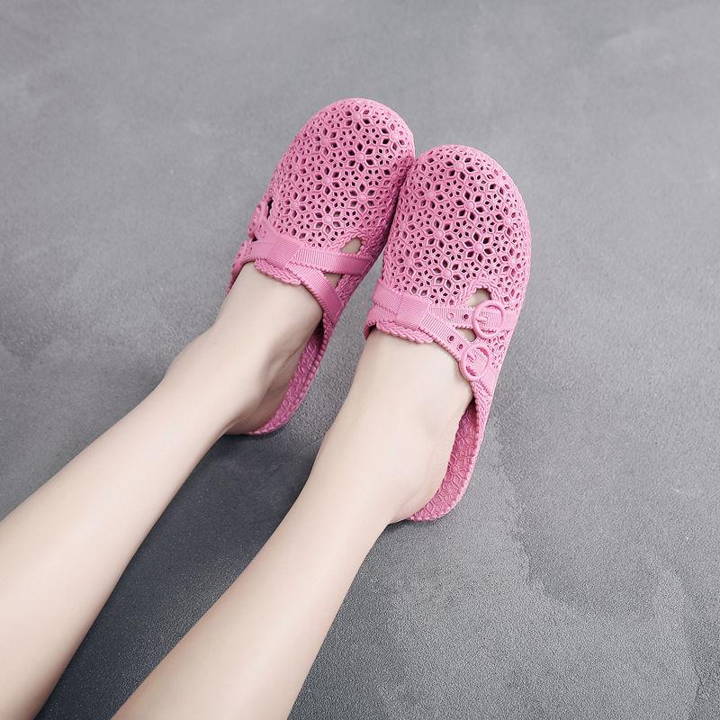 Sommer Baotou Flate Hullsko Hjem Innendørs og Utendørs Damer Latsabb Student Strand