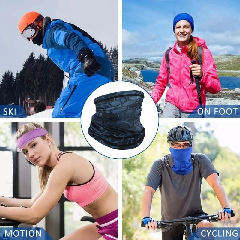Outdoor Eisseide Sonnenschutz Lätzchen Frühling und Sommer Motorrad Halsbedeckung Sport Magisches Bandana Reitmaske Vollgesicht