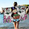 Cartoon Dollar Monopolys Anime Beach Swimming Towel Soft Absorbent Washcloth Children's Gifts for Kids Travel Camping Gym