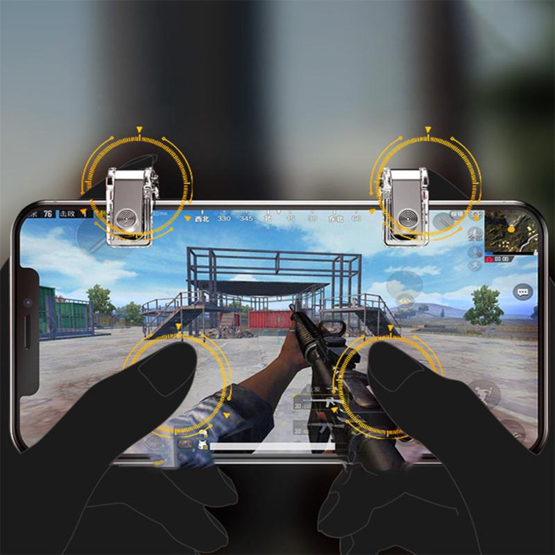 Trigger Gaming Per Smartphone - Pulsanti Di Fuoco Per Pubg, Mobile Games, Compatibile 4.6-6.5 Pollici - Foto 8