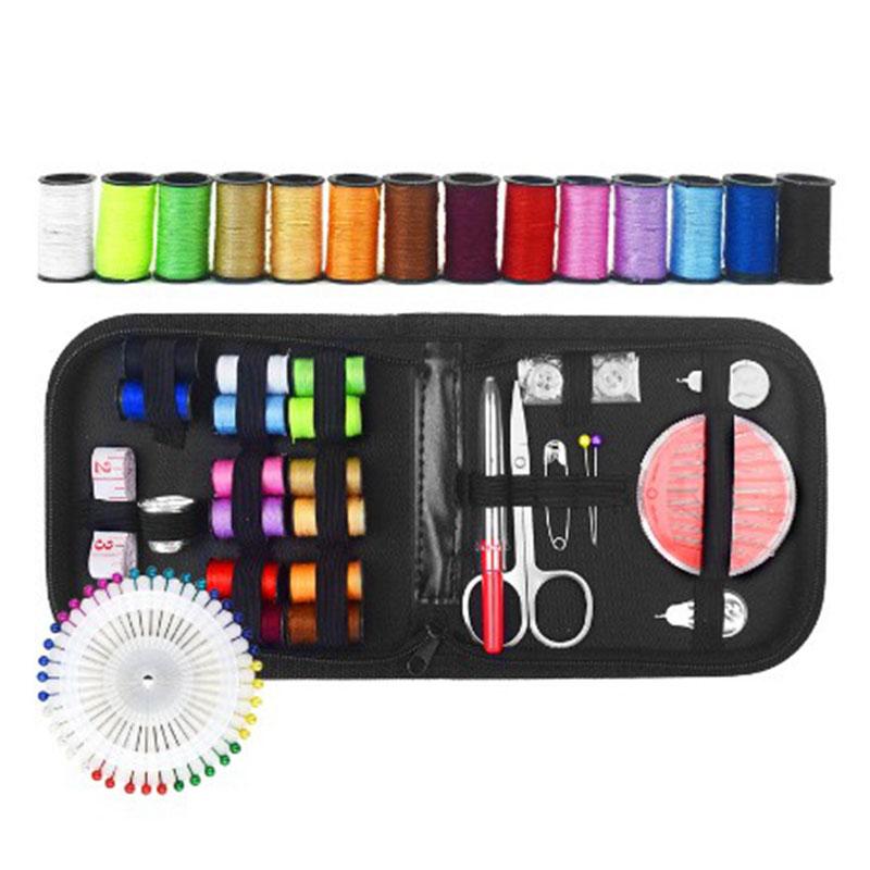 Travel Sewing Kit with Compact Needles and Threads, Household Accessories and DIY Sewing and Repair Supplies Sewing Tool Set