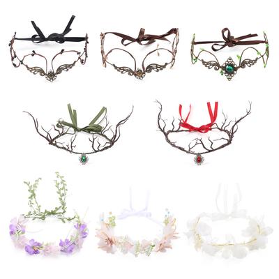 Wedding Accessory Elven Crown Vine Design Gothic Headband New Hair Garland