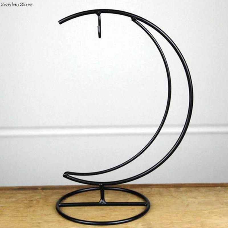 1pc Hanging Plant Terrarium Metal Stand Tabletop Display Stand Holder for Ornament Plants Succelent Home Office Decoration