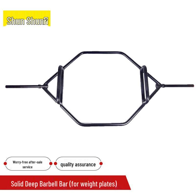 Hexagonal Weighted Barbell Bar
