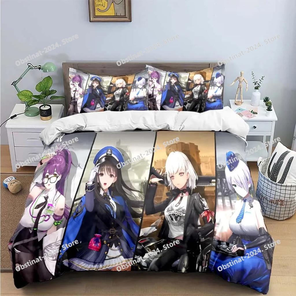 Game Characters Nikke Goddess of Victory Bedding Sets Bed Supplies Set Duvet Cover Bed Comforter Set Bedding Set Luxury Gift