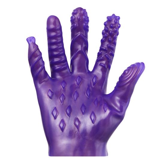 1Pc Masturbation Gloves Soft Perfect Fitting Halloween Gift PVC Sex Gloves Masturbation Erotic Finger Adult Products