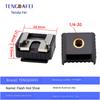 1/4 Camera Hot Shoe Mount with 3/8 Cold Shoe Adapter, 5/8 Adapter Base & Tripod Head Extension Screw for Flash Stand Base