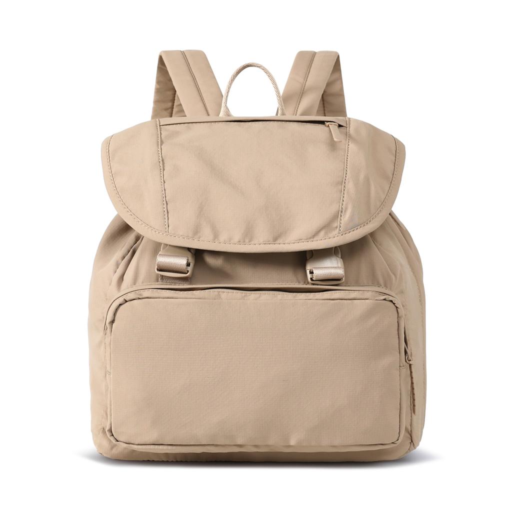 Japanischer Stil Gewaschenes Nylon Vintage Kleiner Rucksack für weibliche College-Studenten, Trendiger Lässiger Vielseitiger Mini-Wanderrucksack für Reisen