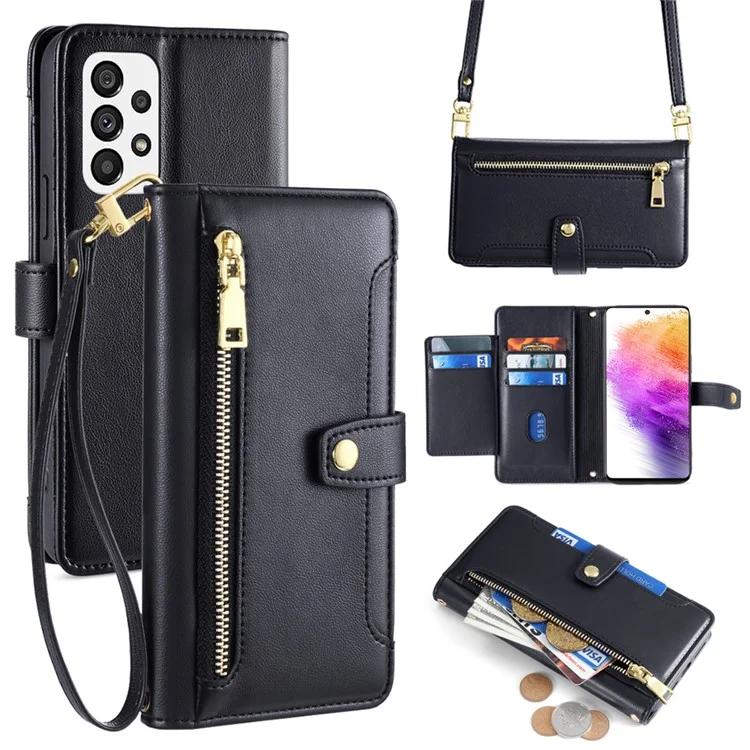 

For Samsung Galaxy A73 5G Magnetic Case 6 Card Holders Stand Phone Cover