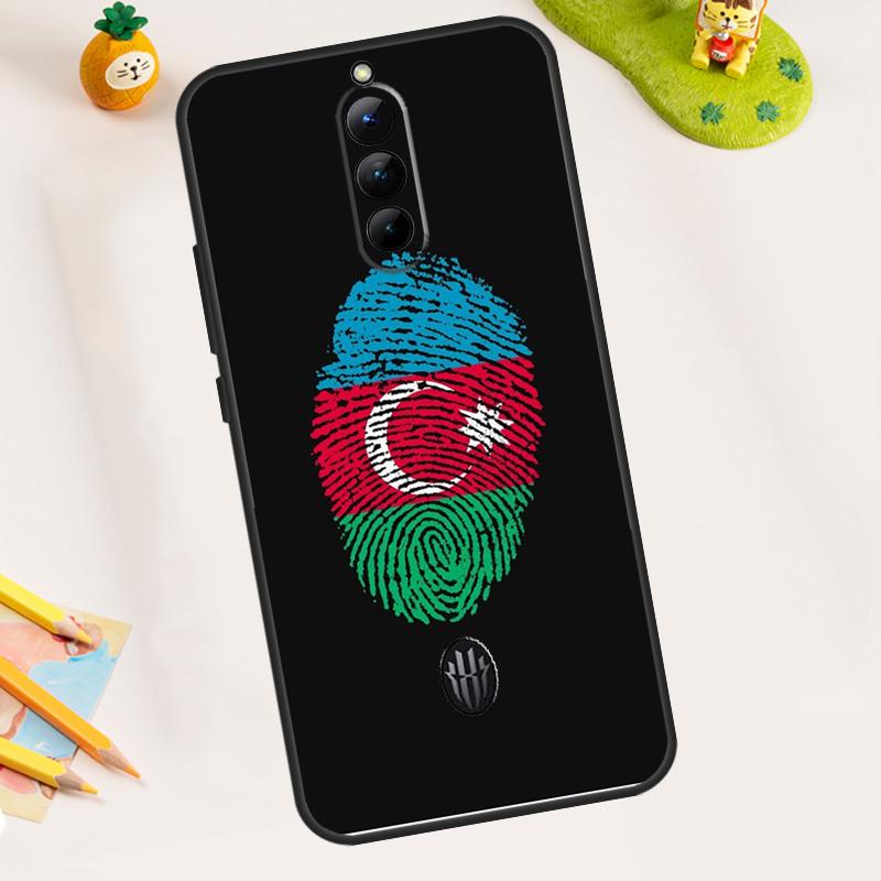 Azerbaijan Flag Case For ZTE Nubia RedMagic 11 Pro 10 9 8 9S 8S 10S Pro Plus 5G 5S 6S 7S 6 7 Pro 11 Air Cover