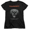 Halloween II Pumpkin Poster Womens T Shirt Black