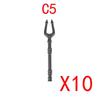 MOC Building Blocks Weapon Toy Accessories Medieval Soldier Knight Figure Ten Spear Crossbow Axe Sword Mini Brick Gift S001 DIY