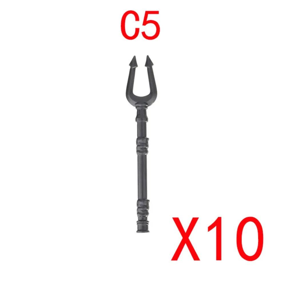 MOC Building Blocks Weapon Toy Accessories Medieval Soldier Knight Figure Ten Spear Crossbow Axe Sword Mini Brick Gift S001 DIY