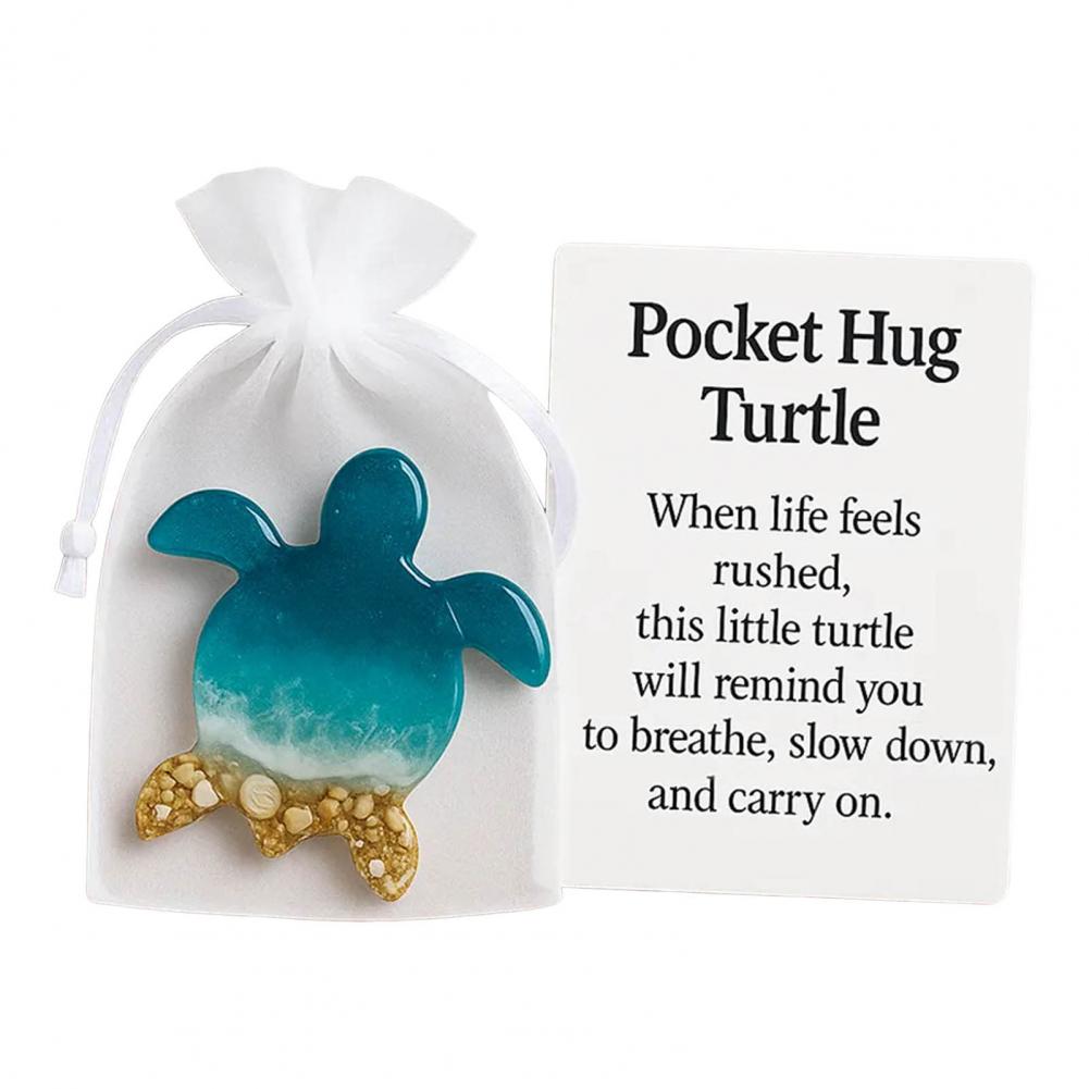 Resin Pocket Hug Pocket Hug Card Inspirational Pocket Hug Resin Token with Positive Card Mini for Emotional for Encouragement