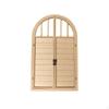 Miniature Wooden Door Unpainted Dollhouse Paintable Toy for Hobbyists, Collectors,