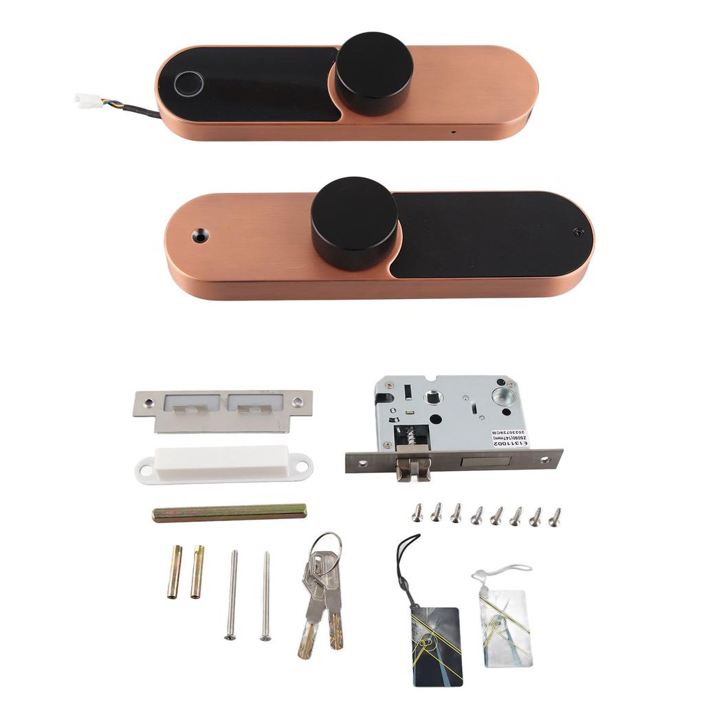 Fingerprint Password Lock Bluetooth APP Control Card Unlock for Office Hotel Apartment Door