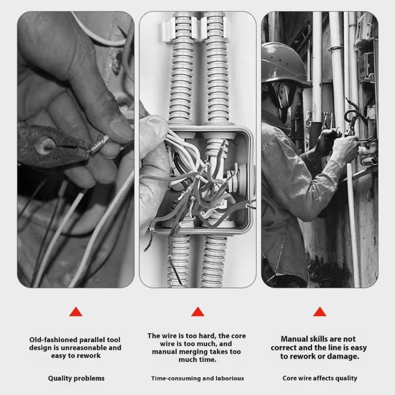 Wire Twisters Tool for Drill Wire Twisters Wire Connector Wire Twisting Tool Shank Cable Quick Stripping