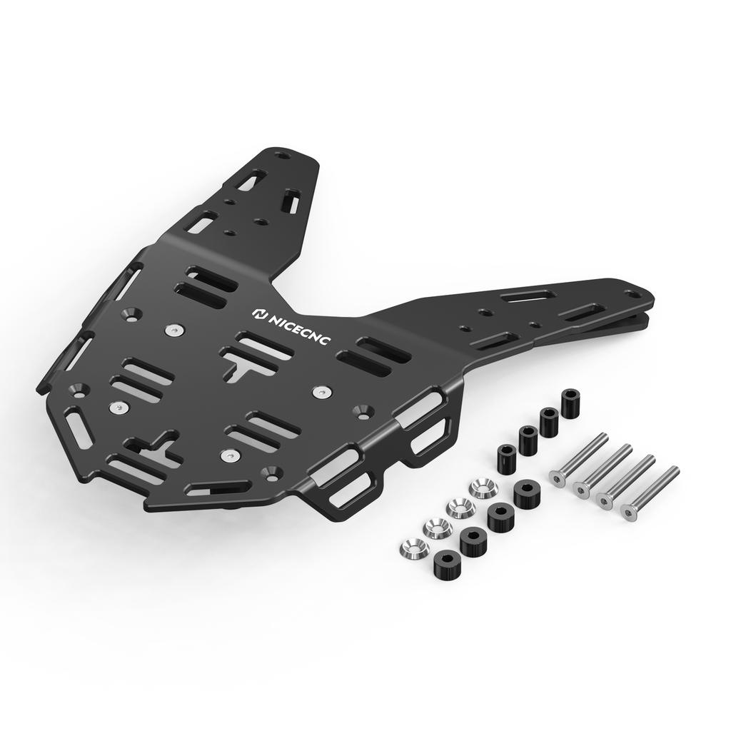 For 2019-2024 KTM 690 Enduro R Rear Luggage Rack Motorcycle Rackless Bags Saddlebag Carrier Bracket for 690 Enduro R 2008-2018