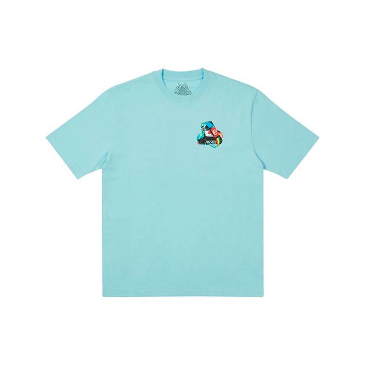 Palace Tri-Flag T-Shirt Blue Unisex Tops P20TS093